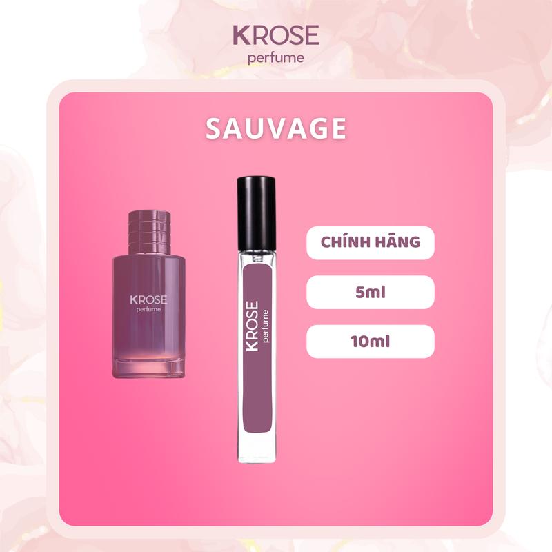  Mẫu thử nước hoa nam Sauvage EDP &EDT nam tính mạnh mẽ phóng khoáng chiết 5ml 10ml 20ml Xịt Thơm Cosmetic Perfume 