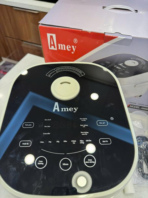  Nồi cơm Điện tử AMEY Lòng nồi Inox 304 Dung tích 1.8L Đa chức năng nấu cơm tách đường cơm cháy 