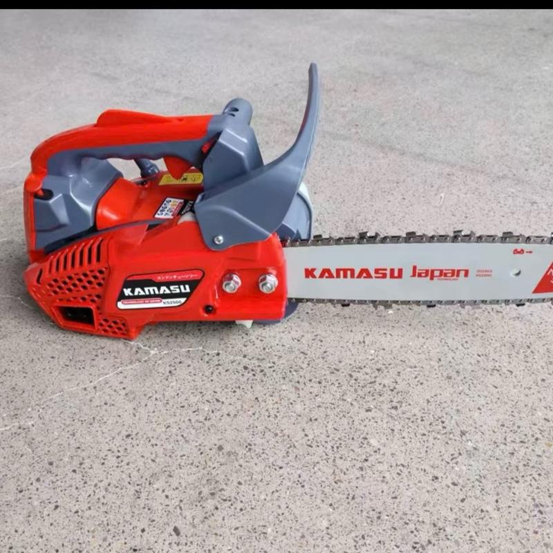 Máy cưa xích chạy xăng tay cụt Kamassu mini cầm tay 25cc