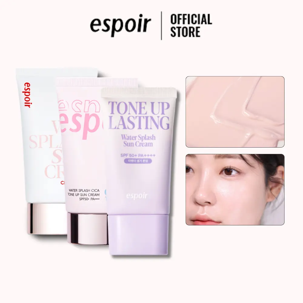 Kem Chống Nắng Espoir Water Splash Sun Cream Ceramide/ Cica Tone Up/ Tone Up Lasting SPF50+ PA++++