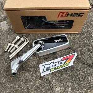 SPION H2C ORIGINAL VIETNAM SILVER KIRI ONLY DAN KANAN ONLY JUAL SATUAN  PER PCS universal semua motor pnp tinggal pasang Motorcycle