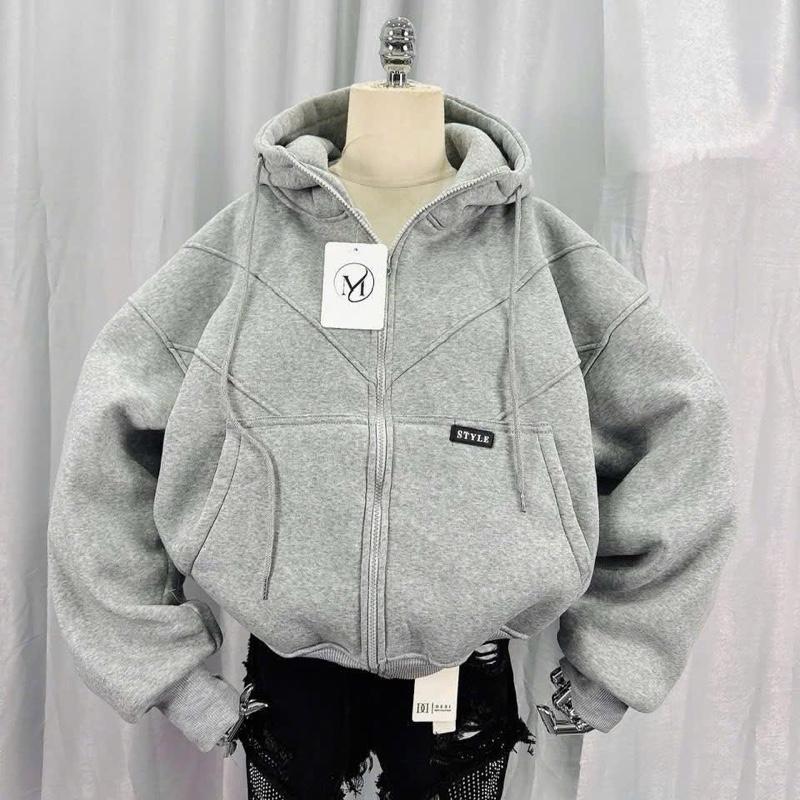 ÁO KHOÁC NỈ DÀY FROM RỘNG,TAG DA NHỎ TÚI