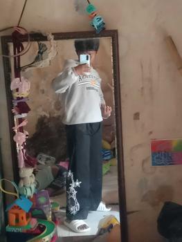 Product Review of BAGGY STAR PANTS CELANA KULOT OVERSIZE Panjang celana skena Wanita Pria Lembut unisex from P**a 2