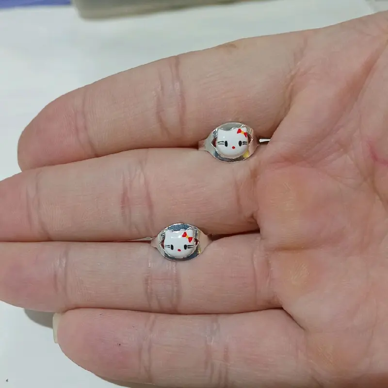 Cincin Anak Helo Kitty (Perak 925) 3