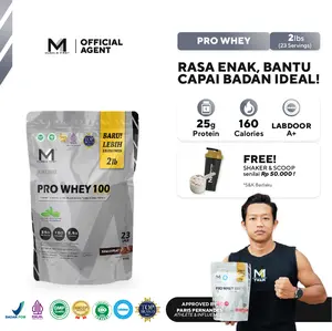 MUSCLE FIRST Pro Whey 100 2lbs/900gr - Whey Protein Suplement Fitness whey  protein susu  protein