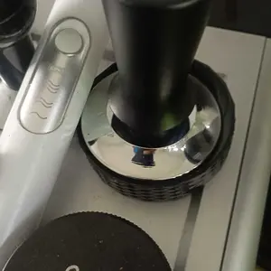 One Two Cups Tamper Kopi Espresso Flat Base Spring Loaded - FEN59