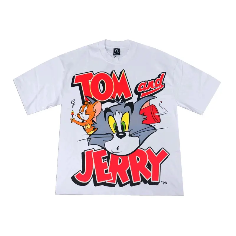 KAOS KARTUN TOM AND JERRY SERIES OVERSIZE KATUN COMBED 20S 7