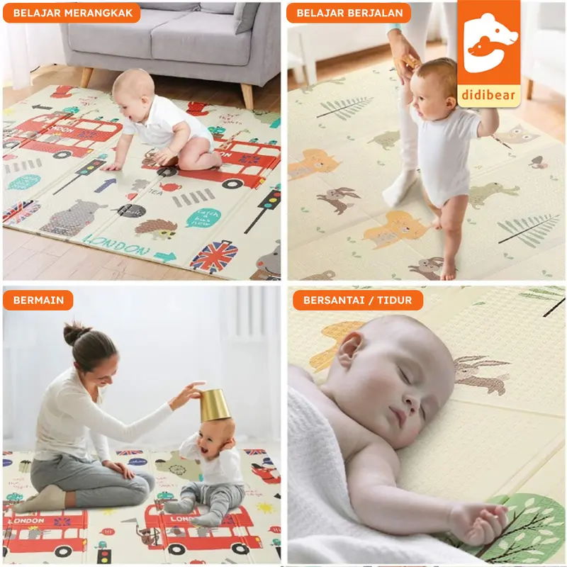 SNI DIDIBEAR x Racunnuuna Playmat Anak XPE ASLI 180 x 200 6