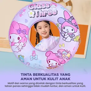 Ban Renang Anak Bulat - Ban Renang Bulat Karakter Pelampung Renang 60cm  - Swim Ring Unisex