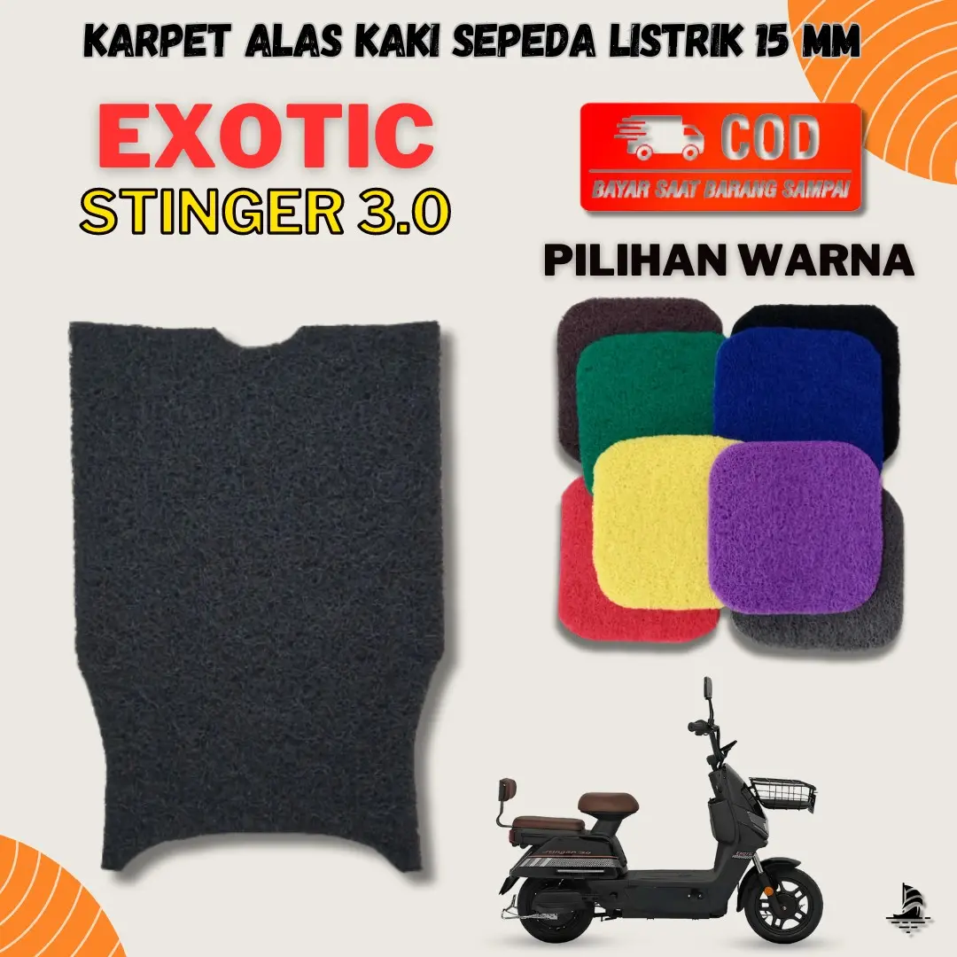 Karpet Sepeda Listrik Exotic Stinger 3.0 - Mie Bihun Serabut