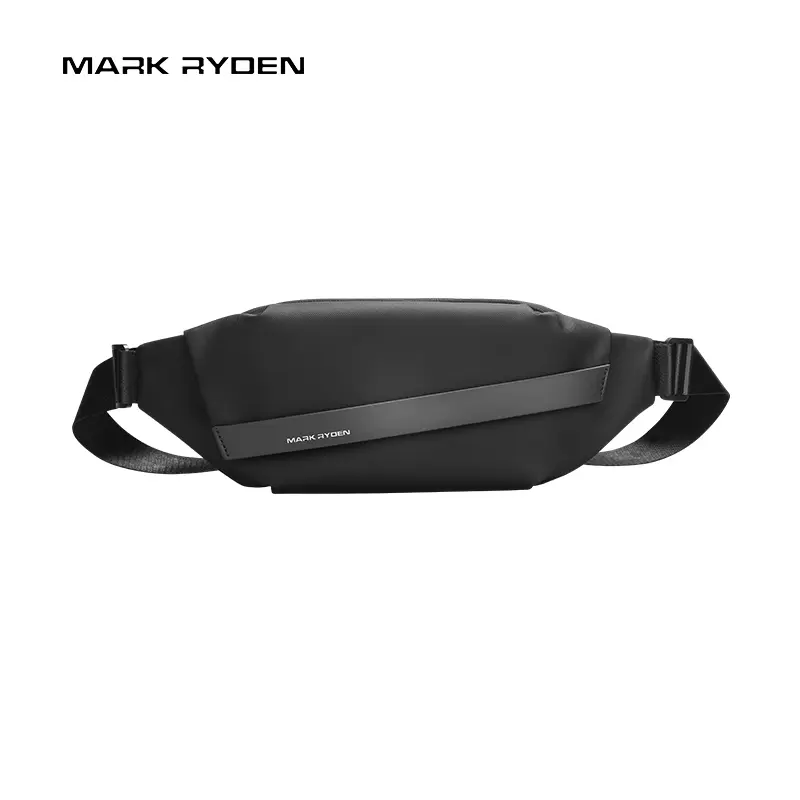 MARK RYDEN single-shoulder crossbody bag, chest bag, street postman bag, large-capacity outdoor small backpack, individual and simple, water-repellent fabric, holiday gift