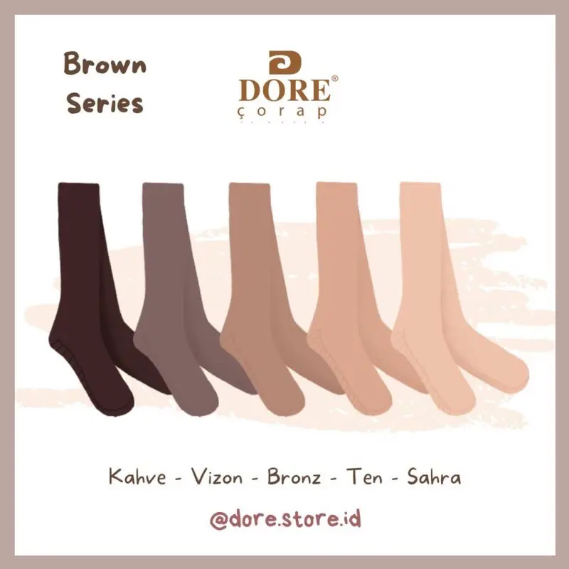 (Original) Kaos kaki turki DORE / Kaos Kaki Premium / Kaos kaki import / Kaos kaki Stocking / Stocking Musimah / Kaos Kaki muslimah / Kaos kaki polos / Kaos Kaki anti slip / Kaos Kaki travel / Kaos Kaki umroh / Kaos kaki haji/ Kaos Kaki polos 7