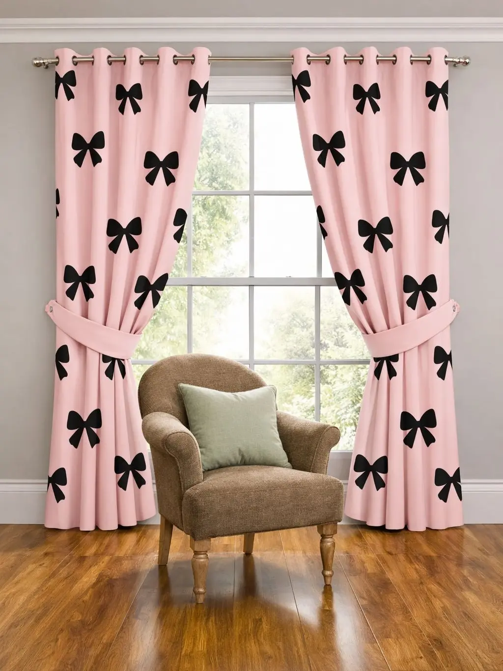 GORDEN SMOOKRING AESTHETIC ukuran 135 x 220 (12 lubang tiang) bahan katun halus