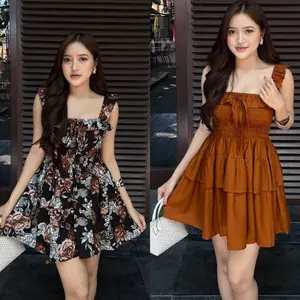 Dres Wanita Siyara Pendek Polos & Motif