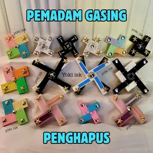 Yoki Isk Gasing Penghapus Viral Bintang 5 - Mainan Unik & Kreatif dari Penghapus Berkualitas Cocok untuk Hadiah Anak Remaja dan Kolektor Mainan