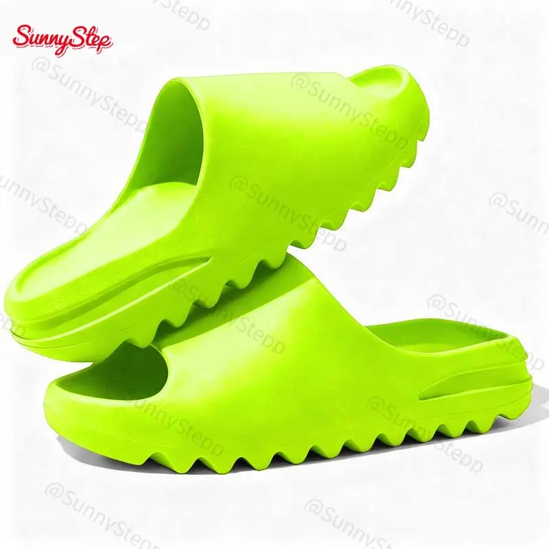 SunnyStepp Chanclas unisex, suaves como una nube, ligeras y antideslizantes, disponibles en varios colores, para casa y exterior
