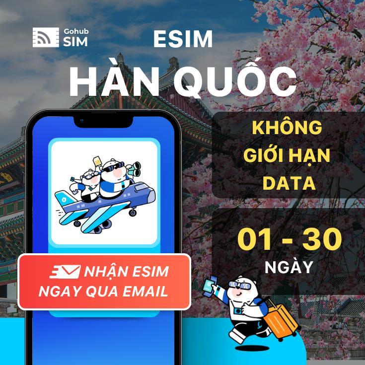 eSIM du lịch Trung Quốc Gohub - gửi eSIM ngay