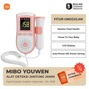 MIBO Youwen Alat Deteksi Jantung Janin Fetal Doppler Graphic Heartrate - JSL-T503