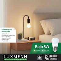 Gambar Luxmenn LED Lampu Bohlam, Seri B50H, 3 Watt Kuning (3000K) Putih (6000K) - Warm White (3000K) dari Luxmenn Lighting LED Kota Administrasi Jakarta Utara 1 Tokopedia