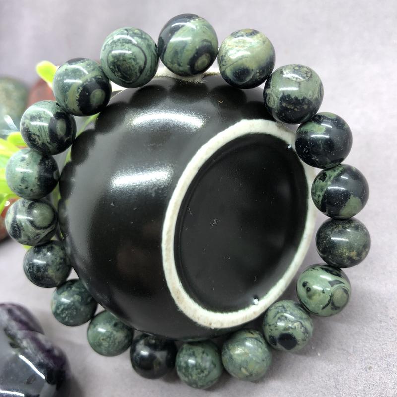 Product Introduction of Rhyolite Green Kambaba Beads Natural Stone Bracelet for Women and Men Gift 20