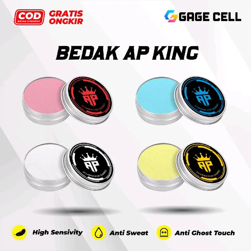 MURAH - POWDER GAMING AP KING ANDRA GZ ST PRO PLAYER / BEDAK GAME LICIN RESPONSIVE PREMIUM 0
