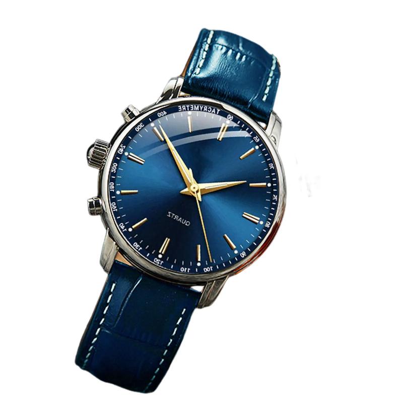 Đồng Hồ Thạch Anh Cổ Điển Dành Cho Nam Giới, Mặt Số Dễ Đọc, Dây Da Và Khóa Chốt, Thích Hợp Cho Cuộc Gặp Gỡ Và Hẹn Hò