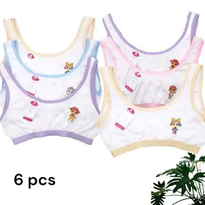 6 pcs miniset ABG remaja SD-SMP tali lebar katun halus, lembut, tebal dan berkualitas