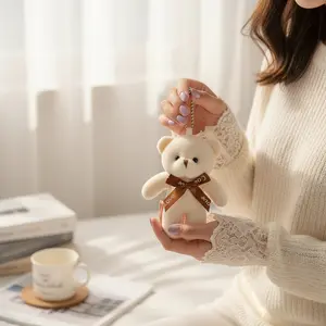 Bagcharm Teddy Bear Gantungan Kunci Tas Keychain