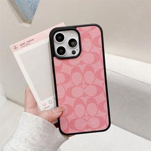 Nueva funda para teléfono Apple de textura de cuero de moda, compatible con iPhone 17, Pro Max, 17 Air, 16 Plus, 15, 14, 13, 12 y 11.Marca de lujo de alta gama, funda protectora a prueba de golpes de cobertura total.