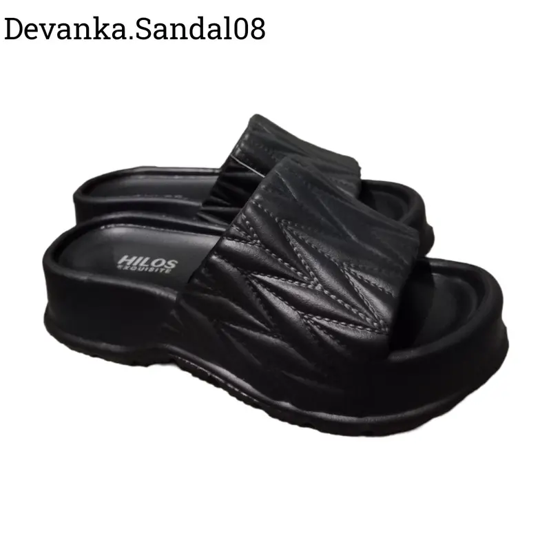 Sandal Wedges Wanita Karet Eva Ringan Empuk Dan Nyaman Di Pakai Model Kekinian 3