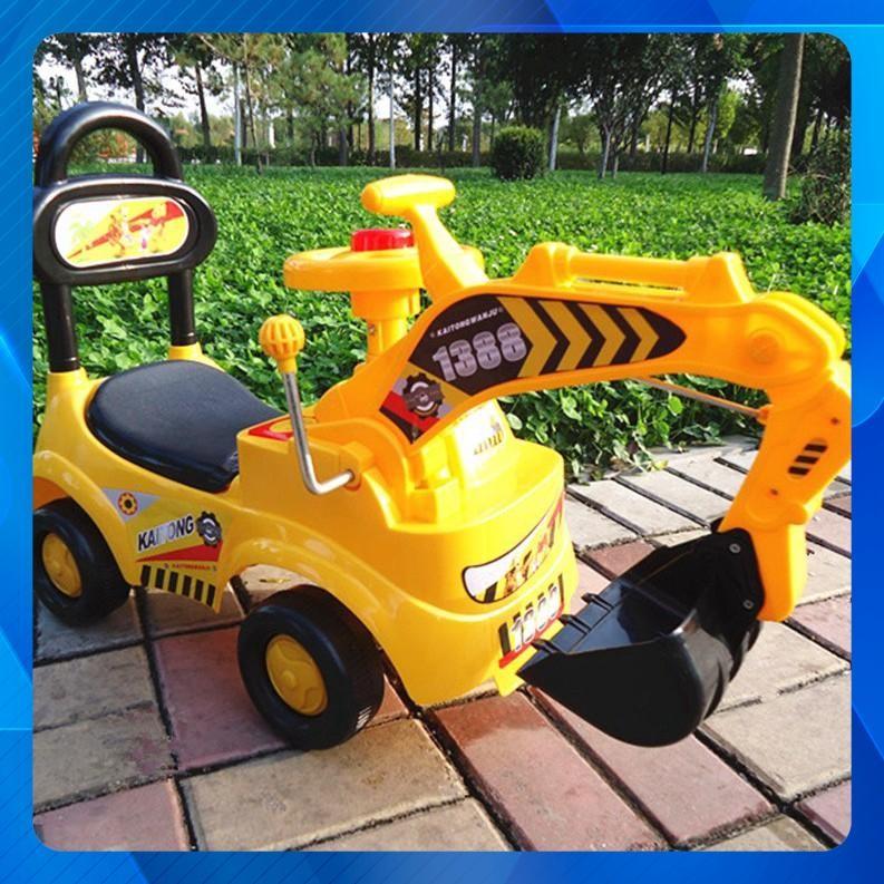 TOP xe cẩu chòi chân loại to cho bé ngồi lên lái được - Đồ chơi cần trẻ em