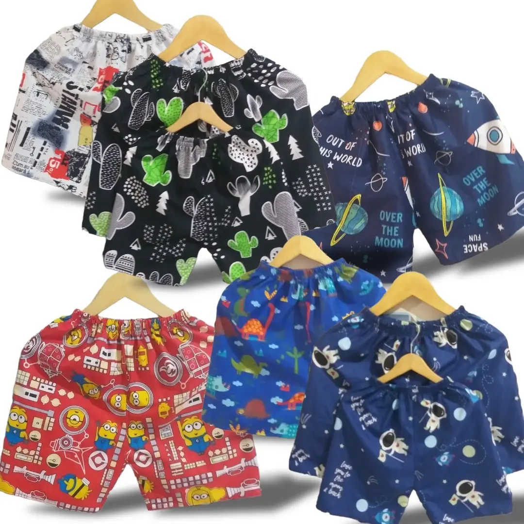 Paket 3 Pcs Celana Anak Katun Cewek Cowok Remaja 1-14 Tahun