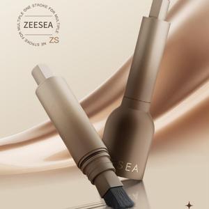 Dán Bột Lỏng Giữa Tóc, Bút Kẻ Lông Mày 4D, Không Thấm Nước, Không Phai Màu, ZEESEA