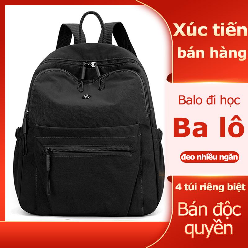 Balo nữ đi chơi đẹp Móc Vali - Đựng A4, 4 Ngăn Khóa (Ngăn Chống Trộm) - Đai Đeo 3CM & Đệm Lưng - Balo Đi Làm Nữ/ Balo đựng đồ du lịch/Balo cho sinh viên/Tui sach nu 2025