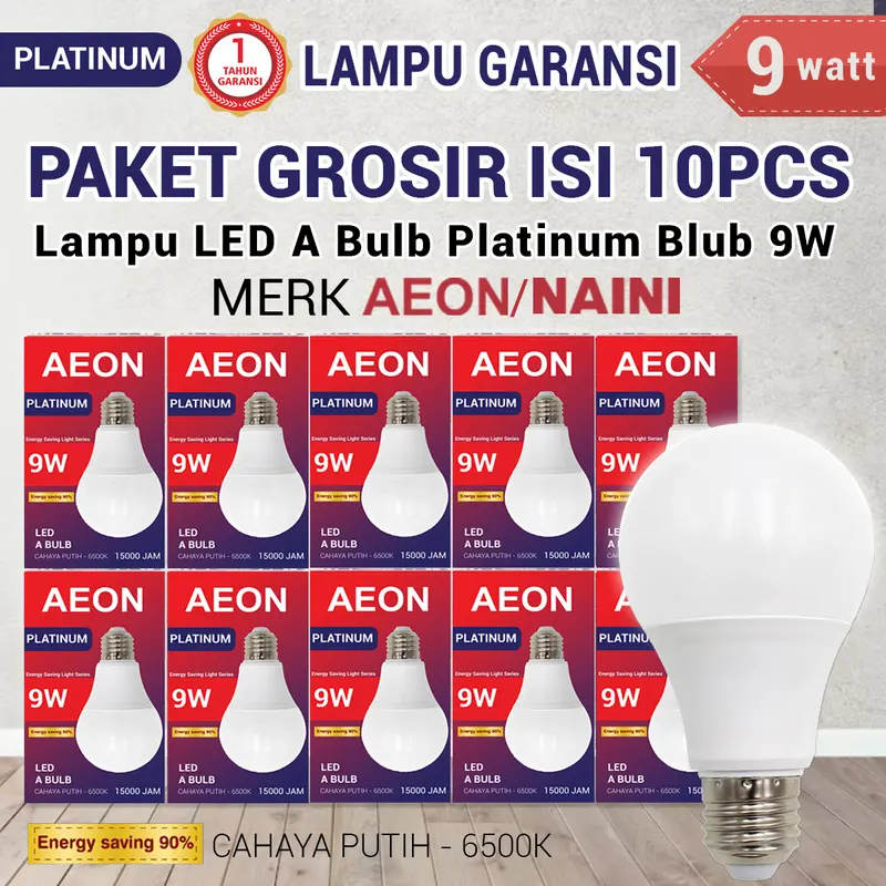 COD Paket Usaha Grosir 10pcs Bergaransi Lampu LED Bohlam Platinum Blub 5w 7w 9w 12w 18w 21w 25w Putih umur 15000jam COD lampu  led bola  lampu rumah lampu  led  5  watt lampu  5  watt  10pcs 1