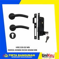 Gambar UNIKEY HRE 219.52 MB+SW501 40MM GAGANG KUNCI PINTU/ HENDEL PINTU SET dari Tirta Bangunan Kota Depok 1 Tokopedia