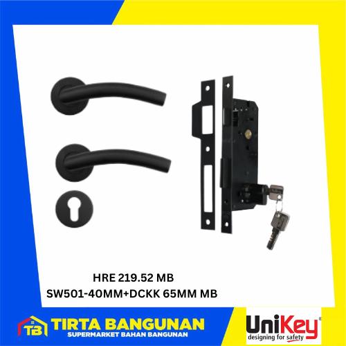 Gambar UNIKEY HRE 219.52 MB+SW501 40MM GAGANG KUNCI PINTU/ HENDEL PINTU SET dari Tirta Bangunan Kota Depok Tokopedia