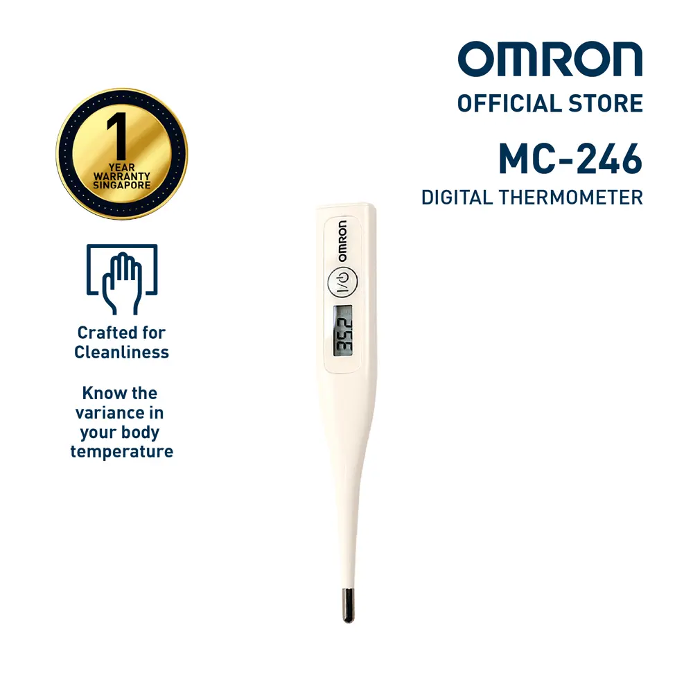 Omron Digital Thermometer MC-246-AP4 (1 year warranty)