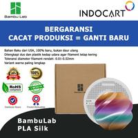 Gambar 3D Printer Filament BambuLab PLA Silk Dual Color 1.75mm-1Kg - Gilded Rose dari IndoCart Store Kota Tangerang Selatan 1 Tokopedia