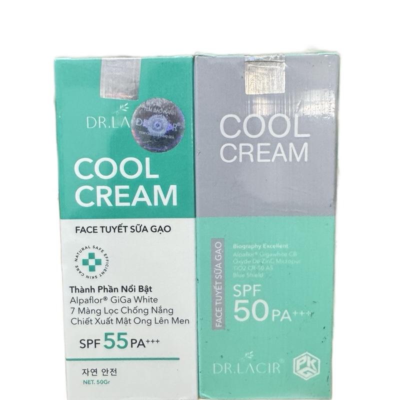   New Kem Chống Nắng Cool Cream Face Tuyết Sữa Gạo Làm Đẹp Da Skincare spf 50+ bản mới 2025 