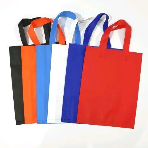 12 Pcs (Lusinan) Tas Kain Spunbond Goodie Bag Tali Ukuran Jumbo Besar Kecil 20x25 cm Shopping Bag Kantong Belanja, Goody Bag Parsel Hantaran Hajatan Hampers Souvenir Ultah Pernikahan, Kantong Paper Bag Murah Ramah Lingkungan 4