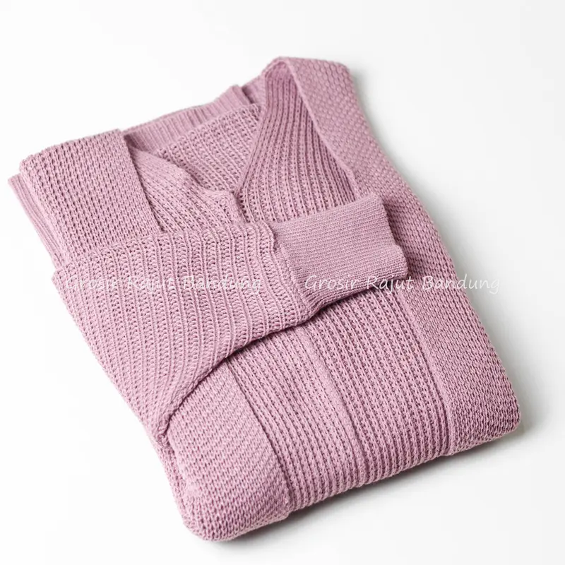 Cardigan Rajut Oversize Batwing Sweater Atasan Kalong Tangan Panjang 8