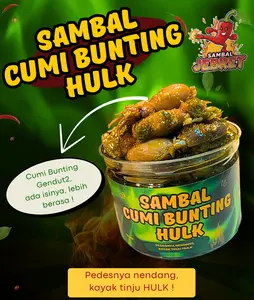 Sambal Jebret Sambal Cumi Bunting Hulk Cabe Hijau