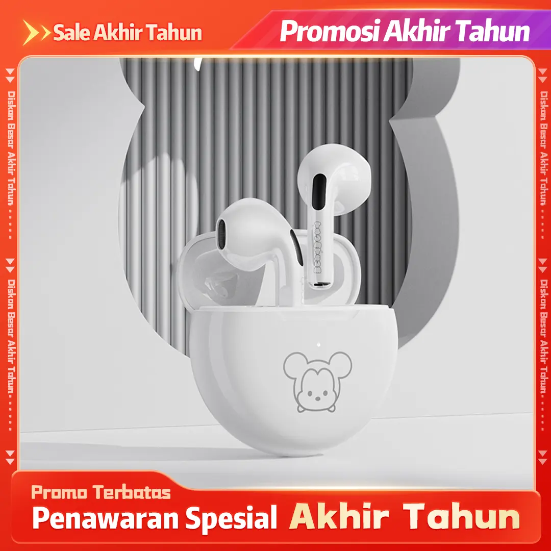 【Ramadan Sale】Disney F9 Headset Bluetooth Merek Bersama, Hadiah engurangan Kebisingan Musik Mini  Lari Olahraga Semi-In-Ear Nirkabel Sejati Untuk Ulang Tahun Teman Perempuan Dan Tahun Baru Earphone Headphone Handset