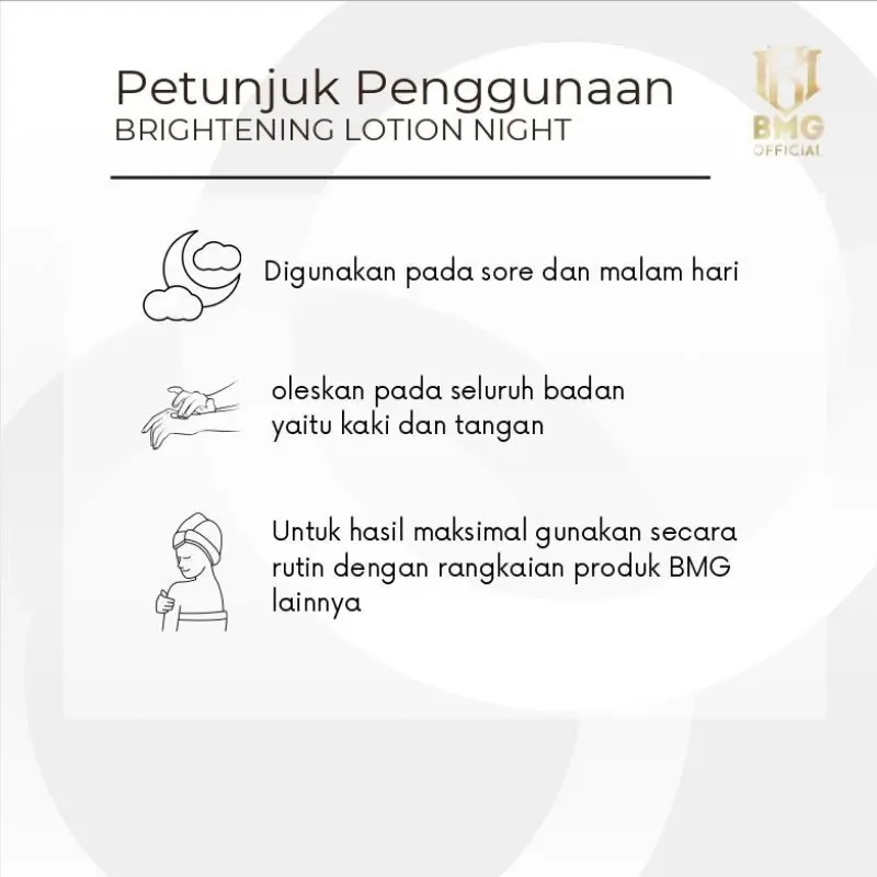 PAKET BUNDLING BMG (LOTION PAGI & LOTION MALAM) 8