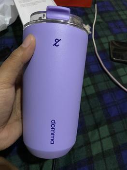 Product Review of [Domma] 480 ml Go-Sip Tumbler Double Wall Stainless Steel Insulated Water Bottle Botol Minum Thermos Kopi Teh Mug Vacuum from 𝓑**🫐 0