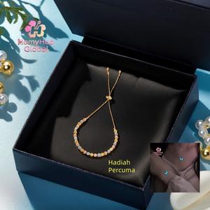 Gelang Manik, Bahan Keluli Titanium, Tahan Lama, Cantik dan Unik, Untuk Wanita, Reka Bentuk Labu Unik, Gelang Boleh Laras, Hadiah untuk Teman Wanita, Barang Kemas, Beli Satu Dapat Satu Promosi Percuma