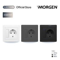 Gambar Morgen Saklar IB MGES Series, Engkel, Seri, TV NPC (Salah) - MG-80100, HITAM  dari Morgen Official Store Kota Administrasi Jakarta Pusat 4 Tokopedia