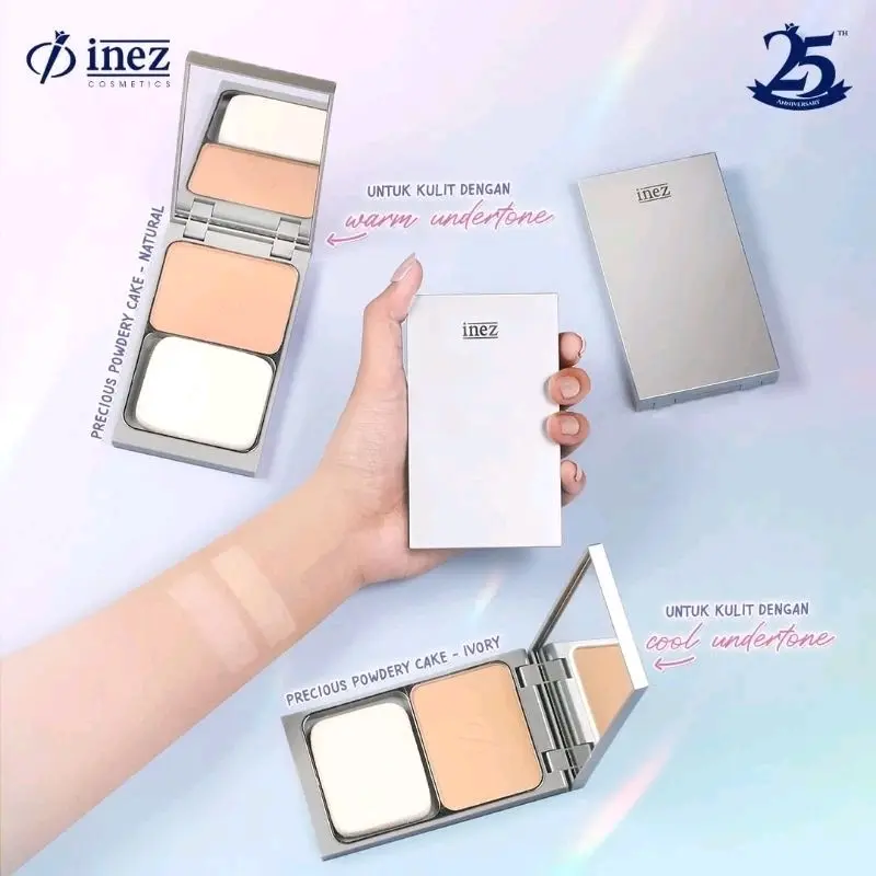 INEZ Precious powdery cake/Extra coverage pressed powder/powdery cake 0