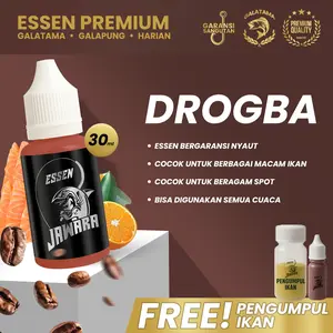 Essen Jawara-Drogba | Umpan Pancing Ikan Mas | Lele | Nila | Jawara Essence
